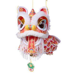 直播专属】新年春节元宵马年瑞宝醒狮灯笼手工diy舞狮子花灯儿童