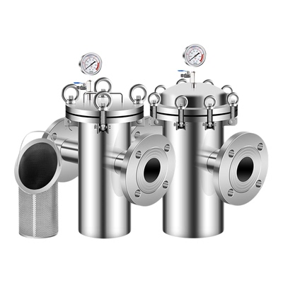 304不锈钢篮式过滤器pn10-pn16