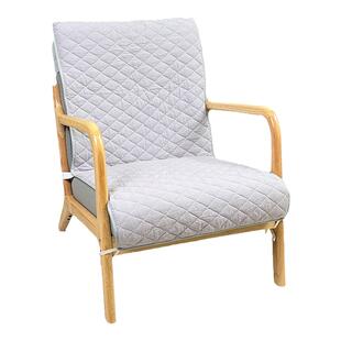 单人座高级椅子套罩秋冬沙发垫套懒人单人位坐木沙发套盖布巾坐垫