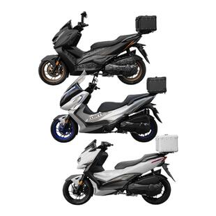 适用升仕368D/E/M系列摩托车尾箱铝合金大容量改装后尾架后备箱