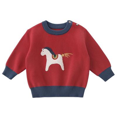 巴厘小猪宝宝新年服秋冬纯棉毛衣