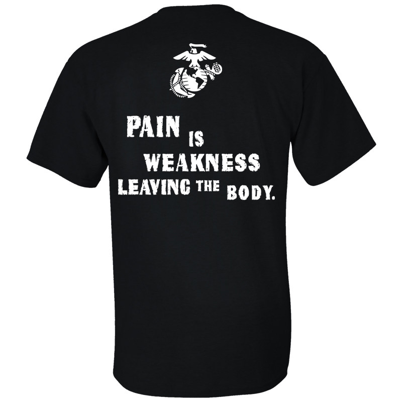 【莒墨堂】海军陆战队USMC体能教官训练复古真冰同款军事训练T恤