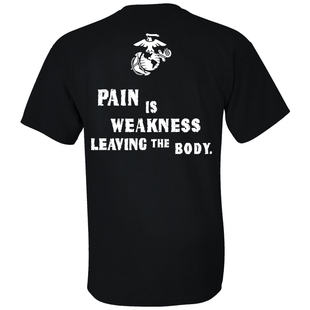 【莒墨堂】海军陆战队USMC体能教官训练复古真冰同款军事训练T恤