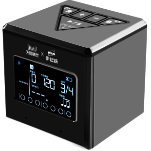 伊诺电子节拍器人声打拍吉他古筝架子鼓通用钢琴考级专用方墩墩