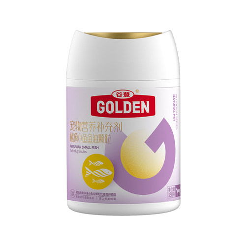 谷登猫咪卵磷脂专用 秘鲁深海凤尾鱼鱼油有助美毛护肤350g