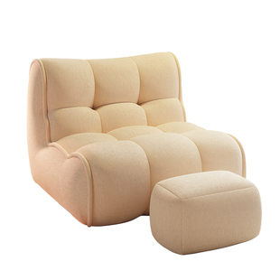 懒人沙发毛毛虫沙发椅单人可躺可睡窝窝椅小户型卧室阳台沙发躺椅