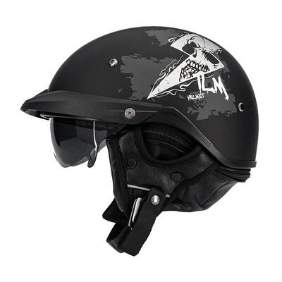 ILM半盔复古巡航四季复古机车