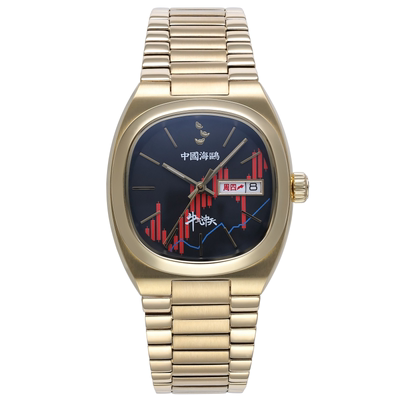 海鸥表电视机股市创意自动机械表