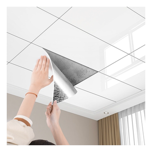 天花板贴纸自粘卫生间房屋顶吊顶自装顶棚遮丑装饰专用铝塑板墙贴