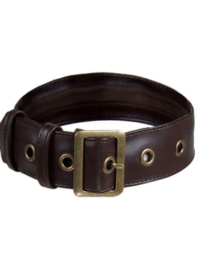 熠先生的蒸汽大陆 steampunk蒸汽朋克咖棕皮革choker颈圈脖圈脖饰