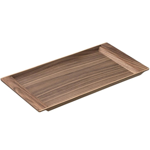 日本Kinto木质托盘长方形 茶具茶杯收纳盘家用水杯咖啡器具托盘
