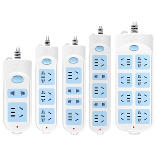 公牛插座无线接线板拖线板插排查不带线家用多功能电源排插线板