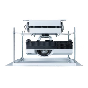 投影仪电动支架家用隐藏嵌入式伸缩投影机吊架嵌入式遥控联动语音升降1米1.5m迷你电动吊架家用小尺寸升降架