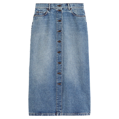 Weekend MaxMara 2026春夏新款女装棉质牛仔半身裙5101066206&