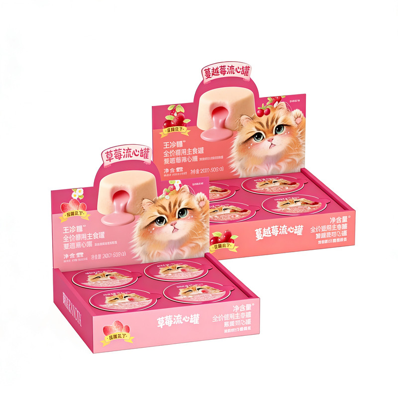 朗诺五珍罐鸡肉草莓蔓越莓猫罐头