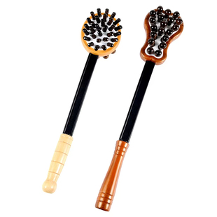 郑家湾养生经络敲打锤木捶背神器拍打经络锤养生按摩器双面芭蕉锤