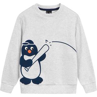 商场同款|李宁儿童宽松卫衣男孩新款春秋款男童装中大童春装衣服