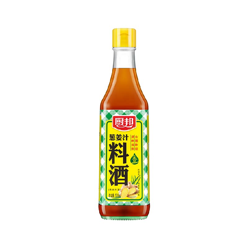 厨邦葱姜汁料酒厨房烹饪调味料清蒸红烧家用去腥增香家用炒菜调料