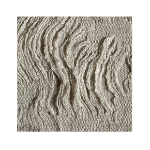 破圈 破烂针织棉复古毛线围巾柔软面料改造披肩卫衣服设计师布料