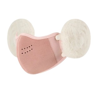 保暖口罩女冬季高颜值2025新款加绒厚防风面罩透气骑行防冻护耳罩