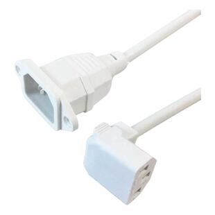 包子星人mATX/ITX迷你机箱电源延长线白色通用型带耳朵电脑转接线