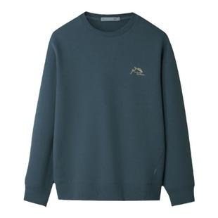 HLA/海澜之家山不在高系列卫衣秋新款圆领加绒可选宽松内搭上衣男