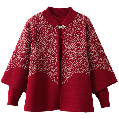 喜婆婆大码洋气百搭高档两件套