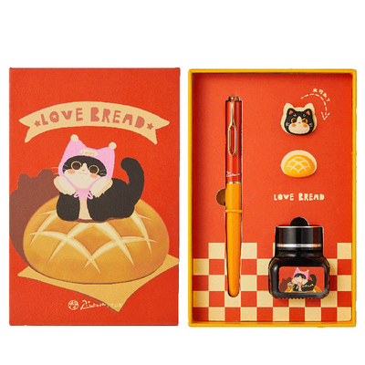烘焙小猫学生钢笔礼盒