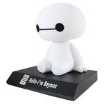 车载摆件车内创意装饰品大白摇头公仔可爱个性男女汽车中控台摆件