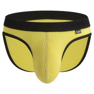 GTOPX MAN男士螺纹薄款单层三角裤 运动U凸吸汗透气低腰性感内裤