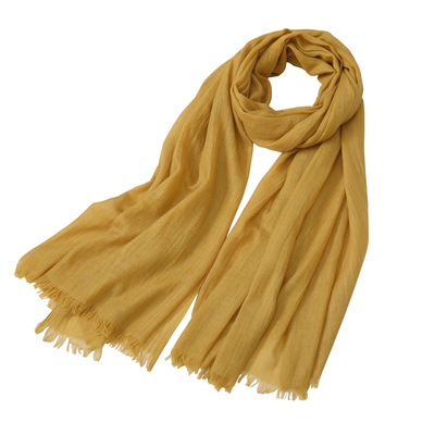 棉麻围巾特惠纯色百搭大尺寸