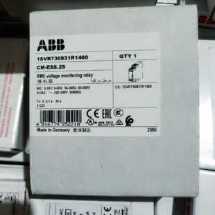 议价ABB单相电压监视器 CM-ESS.2S 0.1s-30s 2c/o 3-600V 220-24