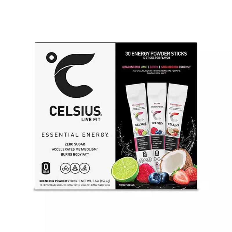 CELSIUS运动能量粉棒混合水果味