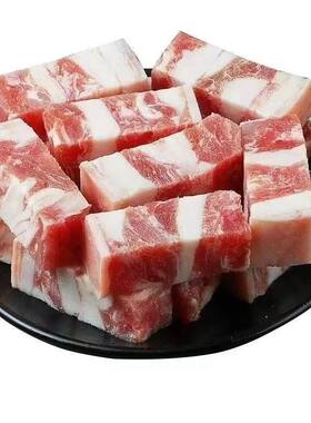 精选五花肉块现杀土猪五花肉小块
