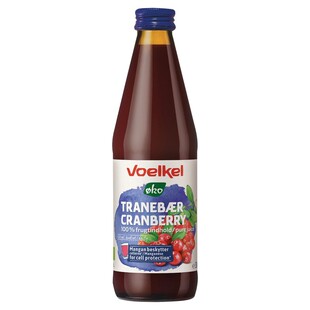 Voelkel有机蔓越莓汁原浆0蔗糖妇科瘙痒异味溶解结石德国进口