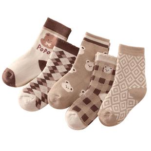 儿童冬季袜子纯棉男童女童加绒加厚秋冬棉袜长筒袜冬款宝宝毛圈袜