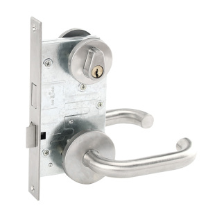 cb sia全套大地迪高304防火门消防通道锁芯不锈钢把手通用型钥匙