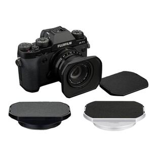 适用富士LH-XF35-2遮光罩XF 23mm 43mmWR龙镜头XC 35mmF2金属方形
