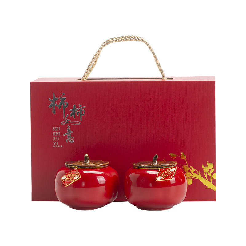 红柿子罐结婚寿宴生日乔迁伴手礼