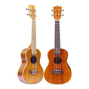 卢森v1无痛吉他23英寸尤克里里乐器儿童小吉他ukulele入门级实木