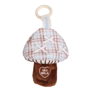 VANWALK糯米团 自制可爱蘑菇毛绒公仔挂件女生口红收纳包小收纳袋