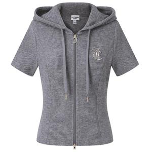 Juicy Couture橘滋外套女秋季短袖连帽夹克上衣