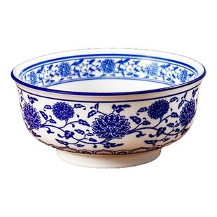 青花瓷面碗拌面碗大碗汤碗面碗饭碗粥碗牛肉面碗拉面碗烩面碗
