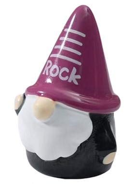 哥特摇滚小矮人公仔桌面造景摆件