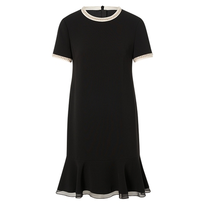 【经典铃兰裙】Lakoradior拉珂蒂夏季新款简约三醋酸直筒连衣裙女