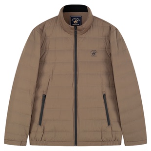 【耐磨暖感不易皱】比华利保罗冬季新款排骨羽绒服男款冬季短款