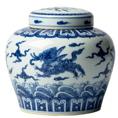 景德镇陶瓷天字罐茶叶罐