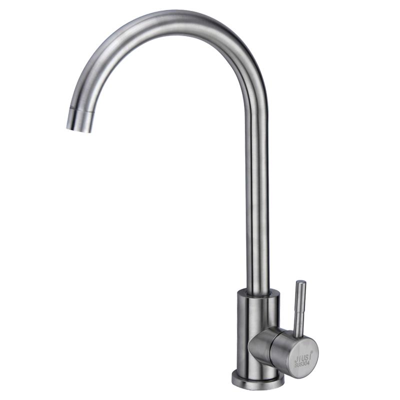 304不锈钢洗手盆单冷厨房水龙头