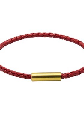 磁吸扣皮绳可穿转运珠