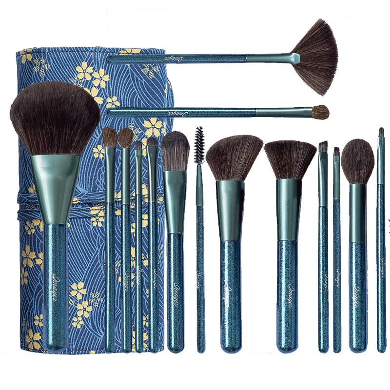 imayer艾魅尔化妆刷套装蓝湖之恋套刷粉底刷眉腮红高光散粉眼影刷